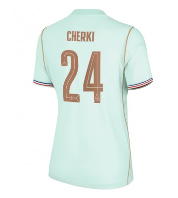 Frankrike Rayan Cherki #24 Replika Bortatröja Damer VM 2026 Kortärmad